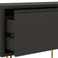 Wohnen Tv & Hifi-Möbel|Lowboards<120x45x40 Niedrige Kommode mit Klappe & Schublade - Tascam