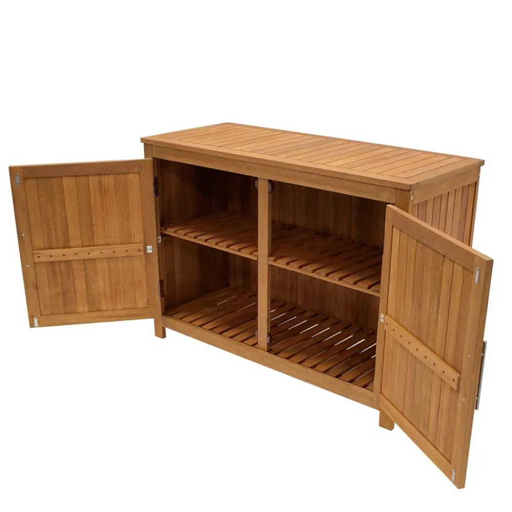 Wohnen Sideboards<120x85x50 Outdoor Schrank mit Doppeltür - Timos