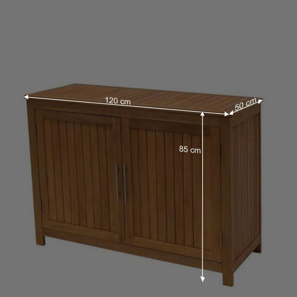 Wohnen Sideboards<120x85x50 Outdoor Schrank mit Doppeltür - Timos