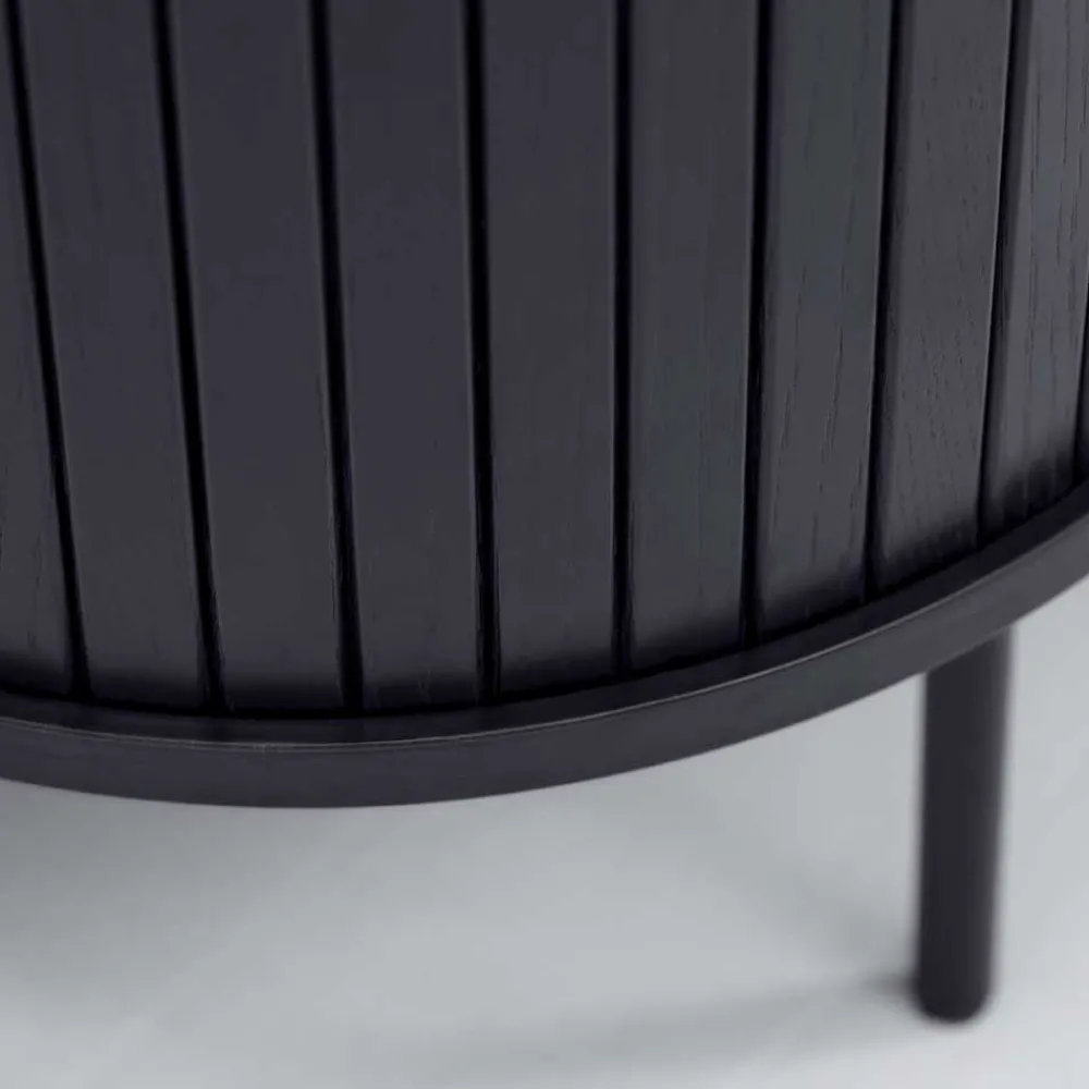 Wohnen Tische<120x45x60 Ovaler Couchtisch im Skandi Design - Venutura