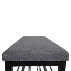 Wohnen Sitzbank<100x50x34 Polsterbank mit 2 Schuhablagen - Reddi