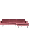 Wohnen Sofas<300x85x155 Polsterecke in Pink & Schwarz - Majanco