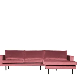 Wohnen Sofas<300x85x155 Polsterecke in Pink & Schwarz - Majanco