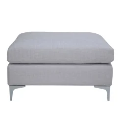 Wohnen Hocker<85x53x85 Polsterhocker in Blaugrau - Tryvial