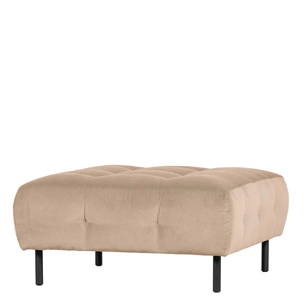 Wohnen Hocker<90x45x90 Polsterhocker in Cremefarben - Leoniara