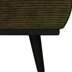 Wohnen Hocker<80x40x55 Polsterhocker in Dunkelgrün - Pleano