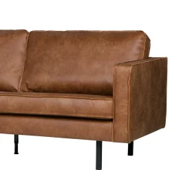 Wohnen Sofas<266x85x213 Recyclingleder Ecksofa in Cognac Braun - Huropa
