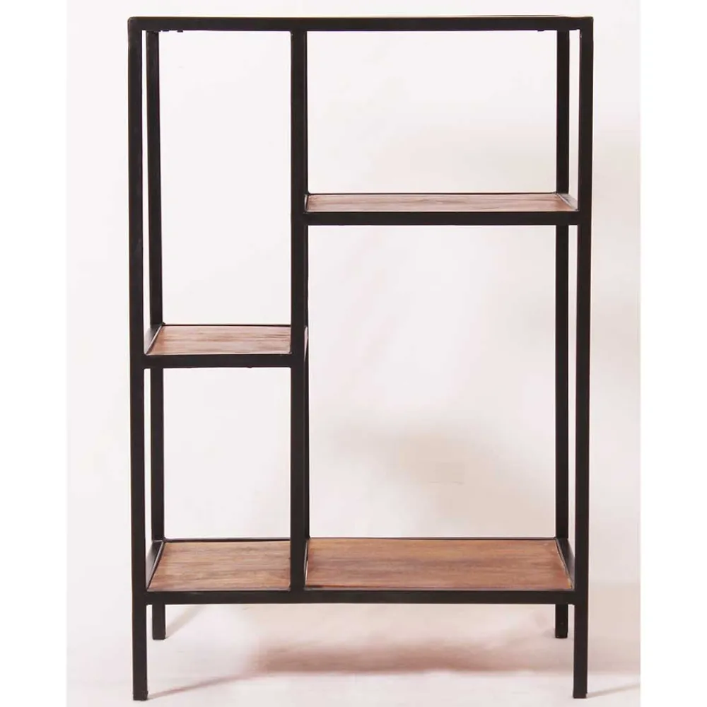 Wohnen Regale<50x75x35 Regal aus Altmetall in Schwarz - Mendoza I