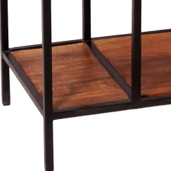 Wohnen Regale<50x75x35 Regal aus Altmetall in Schwarz - Mendoza I