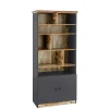 Wohnen Regale|Vitrinen<80x182x40 Regal in Holz verwittert - Guerrero