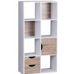 Wohnen Regale<60x120x29 Regal mit 6 Fächern & Tür - Zyricos