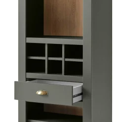 Wohnen Regale<68x207x45 Regal mit Schublade & 11 Fächern - Eylan