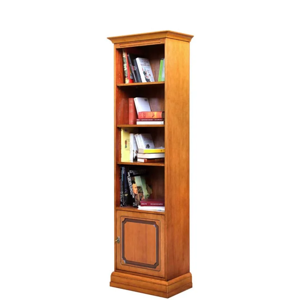 Wohnen Regale|Vitrinen<58x194x35 Regal mit Tür & vier Fächern - Kimms