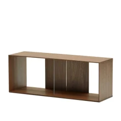 Wohnen Regale<101x38x30 Regel Element in Nussbaum Furnier - Lician