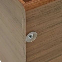 Wohnen Regale<101x38x30 Regel Element in Nussbaum Furnier - Lician