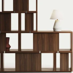 Wohnen Regale<101x38x30 Regel Element in Nussbaum Furnier - Lician