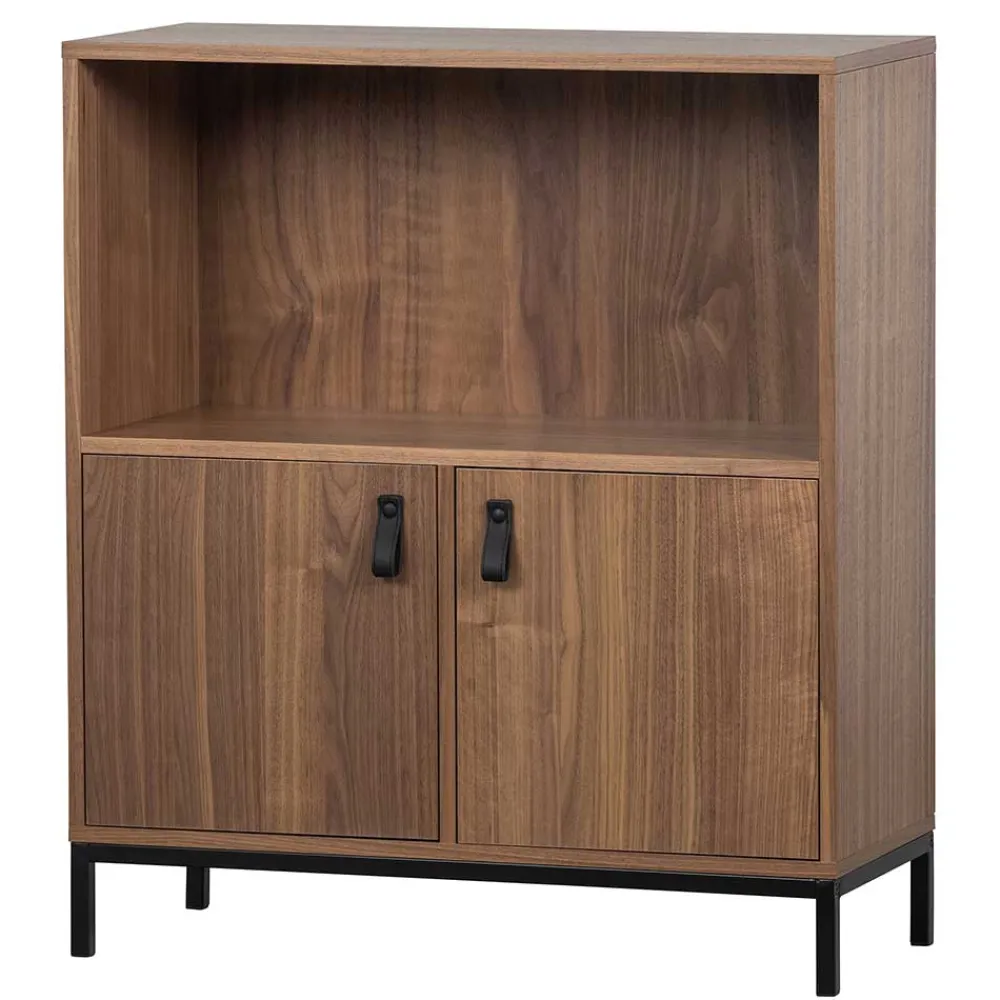 Wohnen Regale<81x81x35 Retro Schrank mit Fach & 2 Türen - Bradley