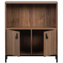 Wohnen Regale<81x81x35 Retro Schrank mit Fach & 2 Türen - Bradley
