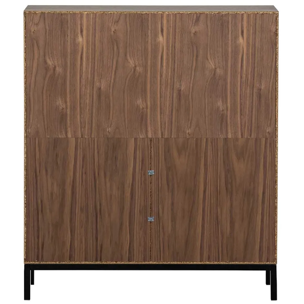 Wohnen Regale<81x81x35 Retro Schrank mit Fach & 2 Türen - Bradley