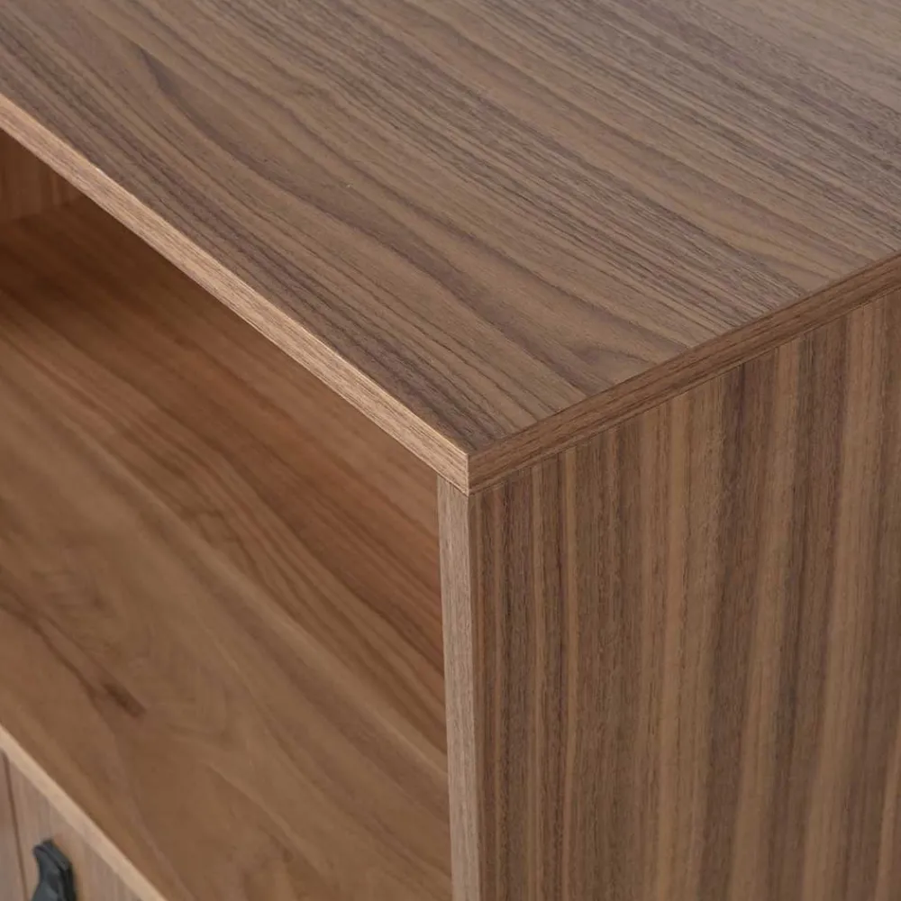 Wohnen Regale<81x81x35 Retro Schrank mit Fach & 2 Türen - Bradley