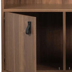Wohnen Regale<81x81x35 Retro Schrank mit Fach & 2 Türen - Bradley
