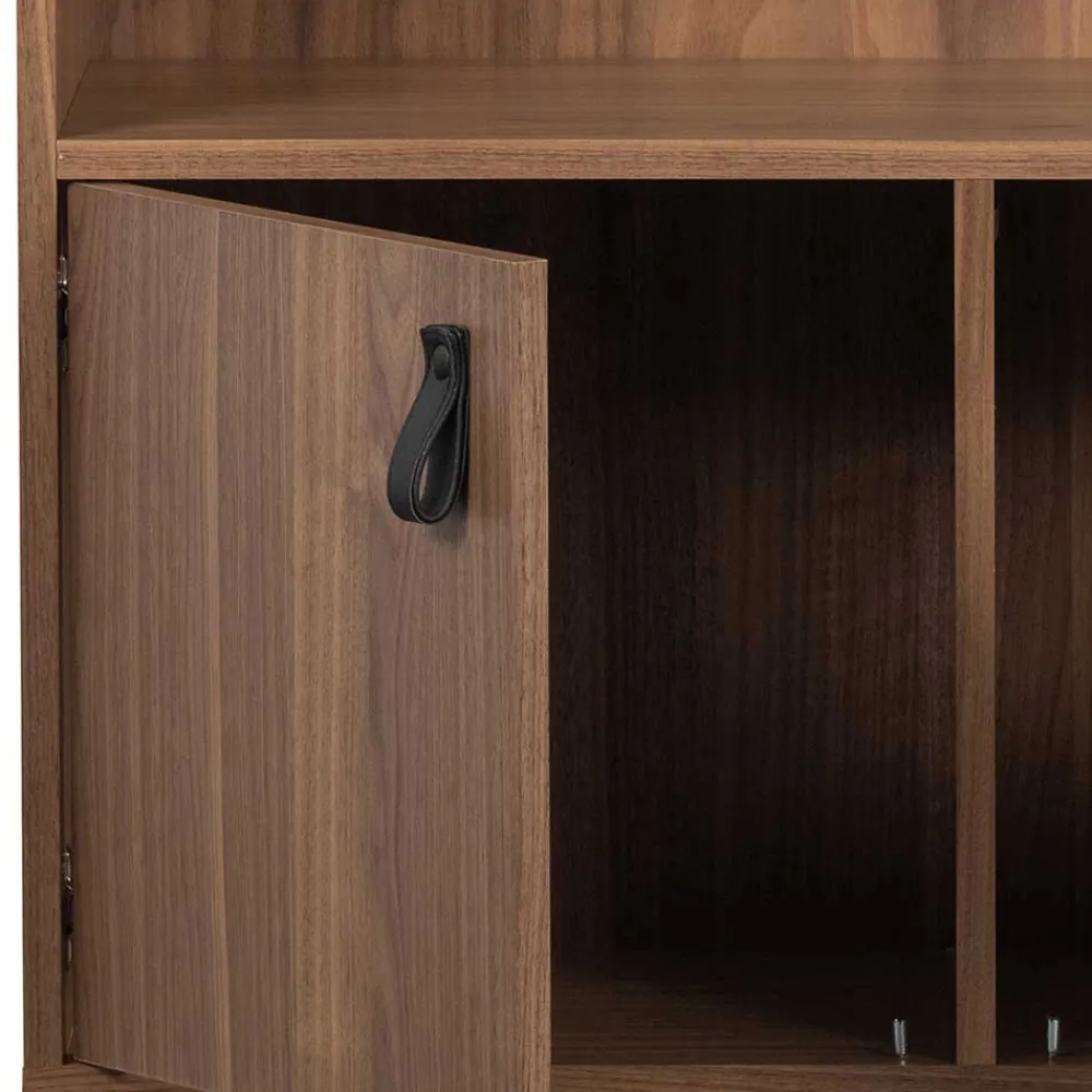 Wohnen Regale<81x81x35 Retro Schrank mit Fach & 2 Türen - Bradley