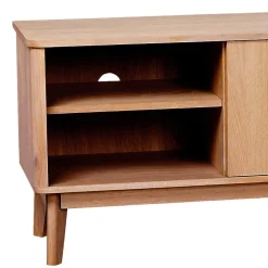 Wohnen Tv & Hifi-Möbel|Lowboards<152x60x42 Retro TV Lowboard in Eiche - Adunia