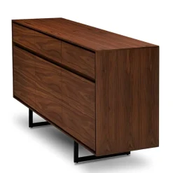 Wohnen Sideboards<155x85x45 Retro-Sideboard mit Bügelgestell - Frenanda