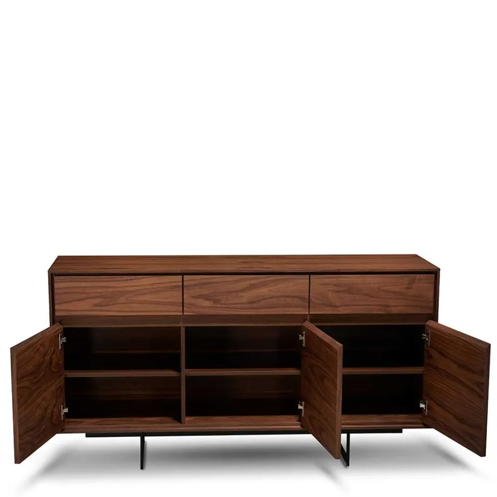Wohnen Sideboards<155x85x45 Retro-Sideboard mit Bügelgestell - Frenanda