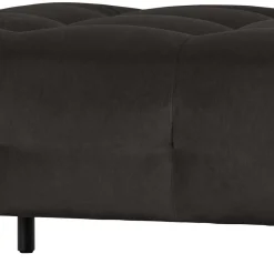 Wohnen Hocker<90x45x90 Samt Sitzhocker in Graubraun - Centur
