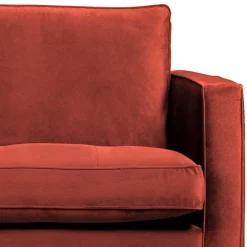 Wohnen Sofas<230x83x88 Samt Wohnzimmercouch in Kastanien Braun - Enzing