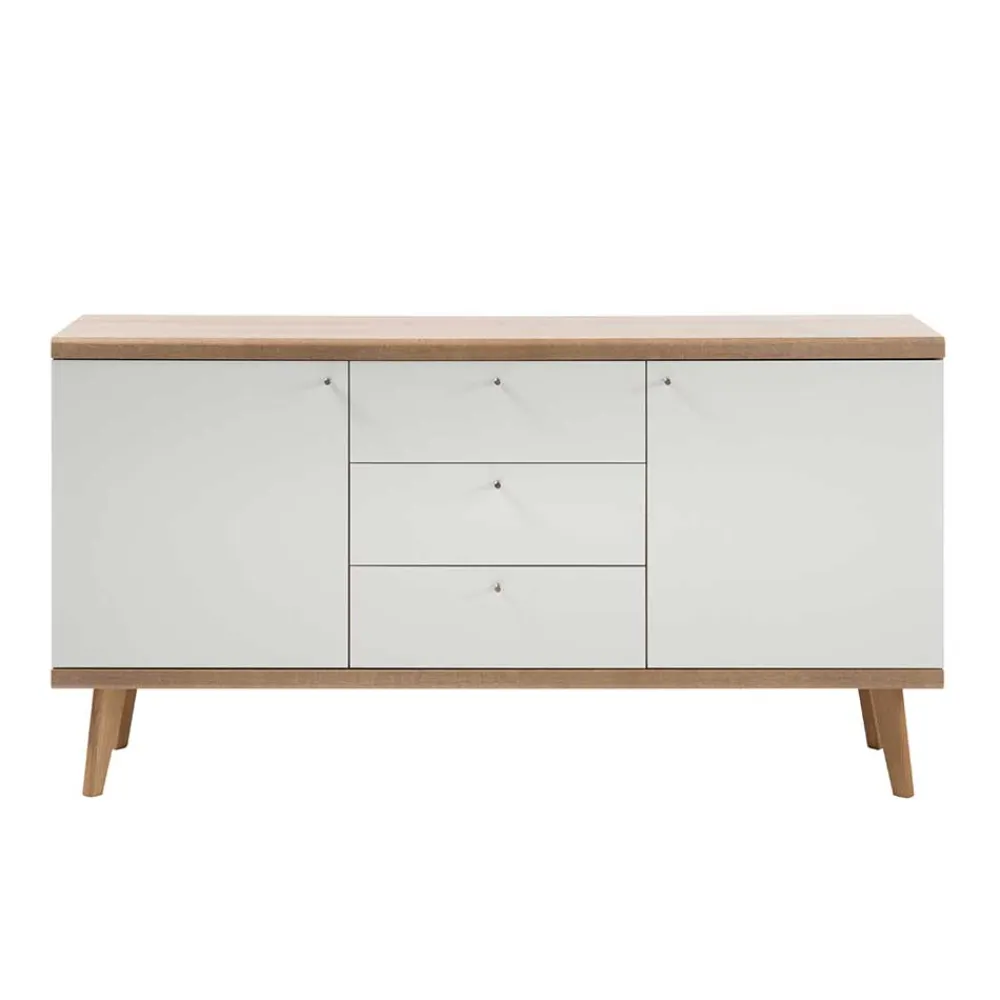Wohnen Sideboards<160x83x40 Scandi Anrichte zweifarbig - Cablos