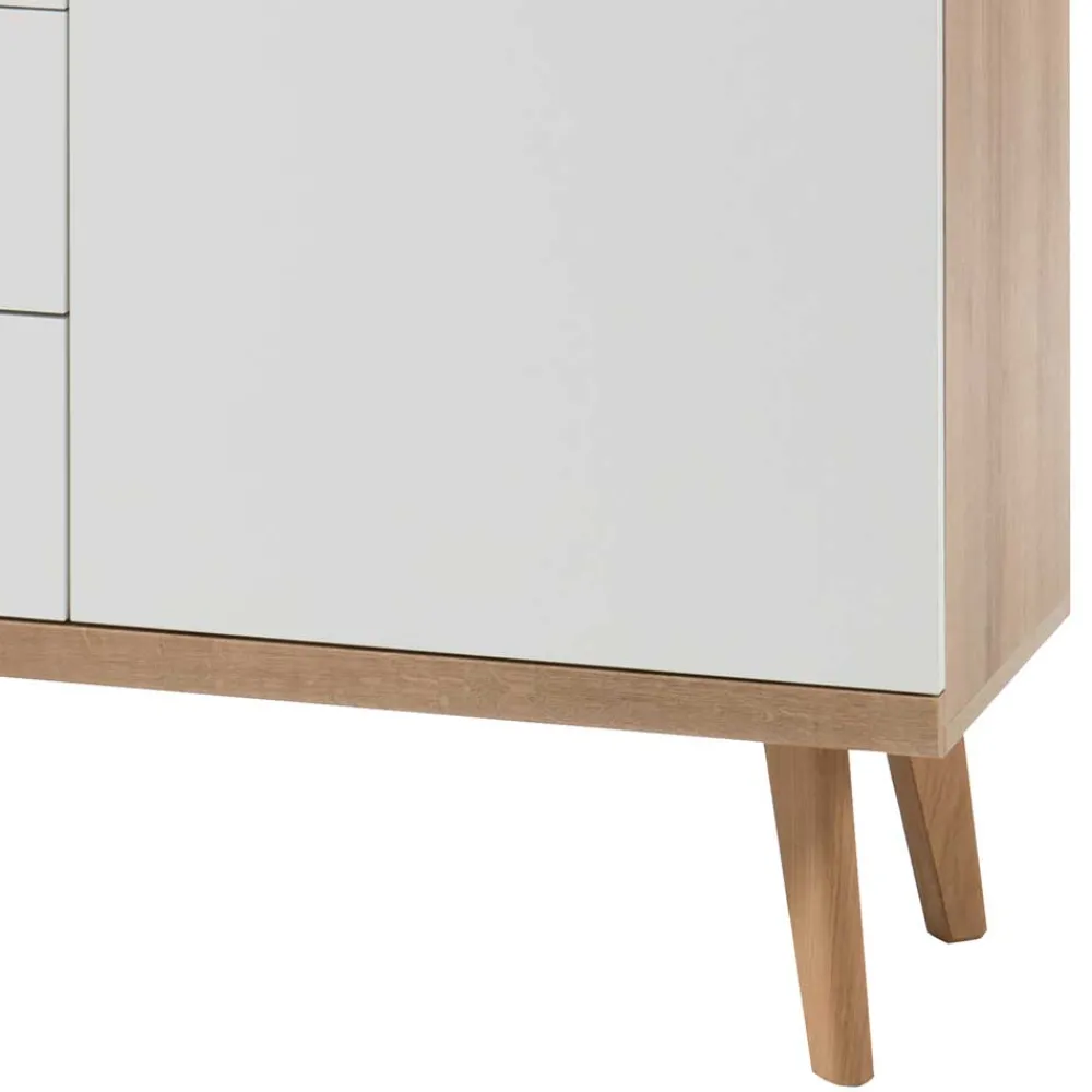 Wohnen Sideboards<160x83x40 Scandi Anrichte zweifarbig - Cablos