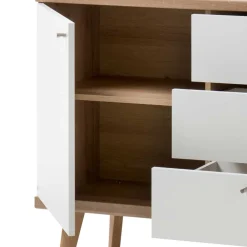 Wohnen Sideboards<160x83x40 Scandi Anrichte zweifarbig - Cablos