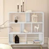 Wohnen Regale<122x126x29 Scandi Regal mit abgerundeten Ecken - Kolreva