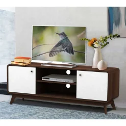 Wohnen Lowboards<140x53x39 Scandi TV Unterschrank zweifarbig - Devkan
