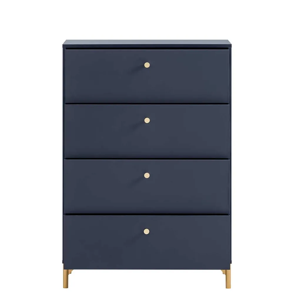 Wohnen Kommoden<80x117x40 Schlafzimmer Hochkommode elegant - Inbano