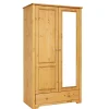 Wohnen Kleiderschränke|Schränke<106x191x59 Schlafzimmer Schrank in Kiefer Natur - Imressa I