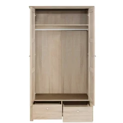 Wohnen Kleiderschränke|Schränke<100x180x55 Schlafzimmerschrank mit Schubladen & Türen - Restania