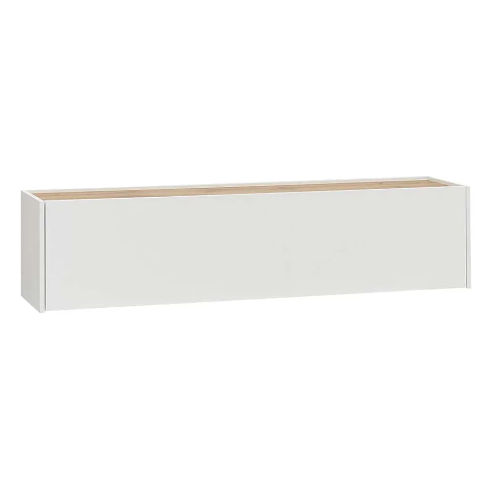 Wohnen Schränke<150x35x30 Schmaler Hängeschrank mit Klappe - Nonessia