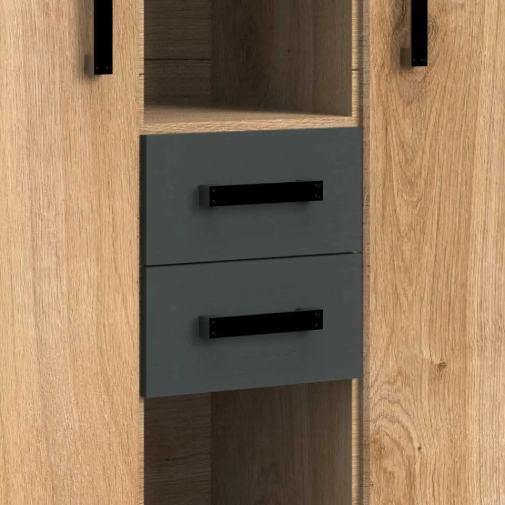 Wohnen Sideboards<124x105x41 Schrank im Industry & Loft Style - Uletria