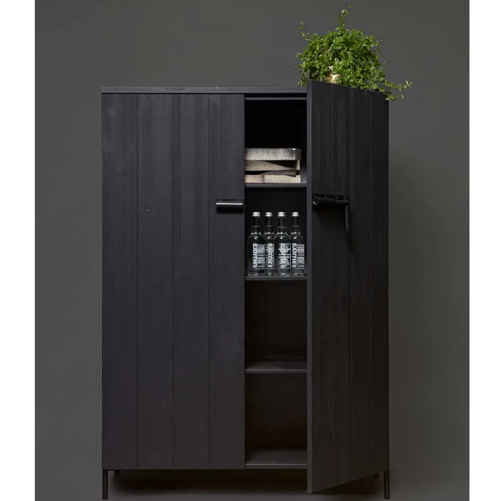 Wohnen Schränke<100x141x42 Schrank mit Doppeltür - Ambriosso