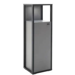 Wohnen Highboards<40x121x37 Schrank mit Fach und Tür - Ridona