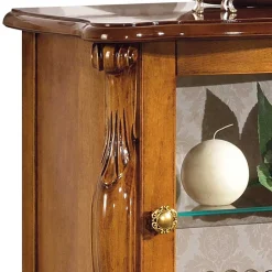 Wohnen Vitrinen<61x100x40 Schrank mit Glastür - Carlenna I