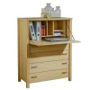 Wohnen Tische<85x110x43 Schrank mit Schreibklappe - Settsura