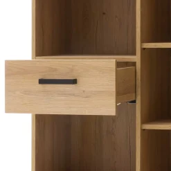 Wohnen Vitrinen<76x196x38 Schrank mit Tür & Schublade - Truvisas