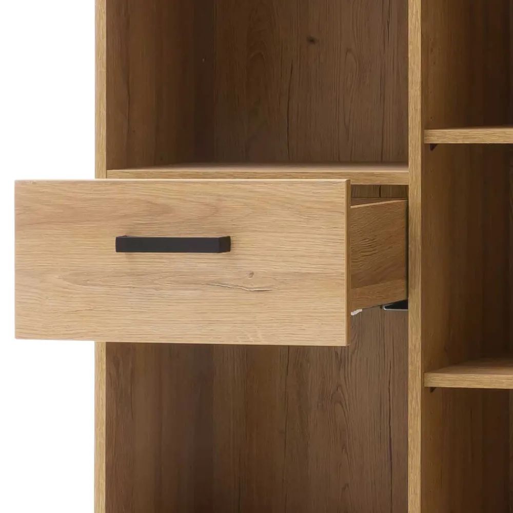 Wohnen Vitrinen<76x196x38 Schrank mit Tür & Schublade - Truvisas