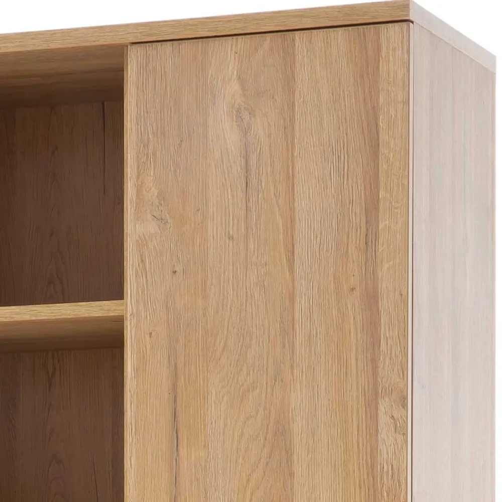 Wohnen Vitrinen<76x196x38 Schrank mit Tür & Schublade - Truvisas