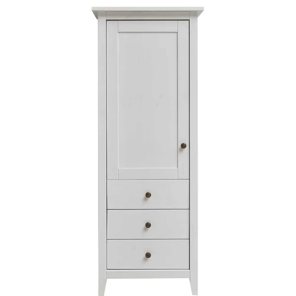 Wohnen Vitrinen<58x150x40 Schrank mit Tür und drei Schubladen - Astinion