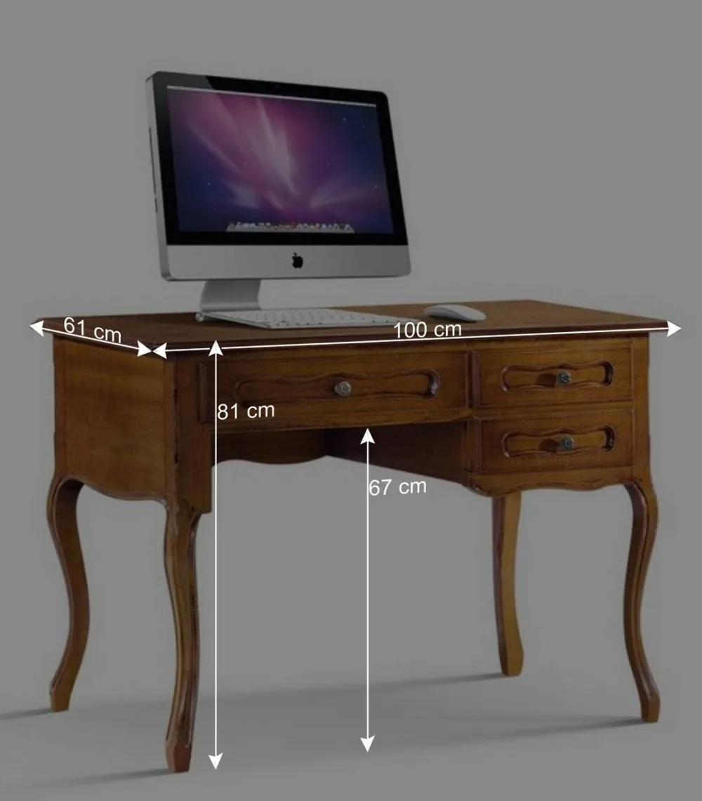 Wohnen Tische<100x81x61 Schreibtisch im Italienischen Stil - Motiz